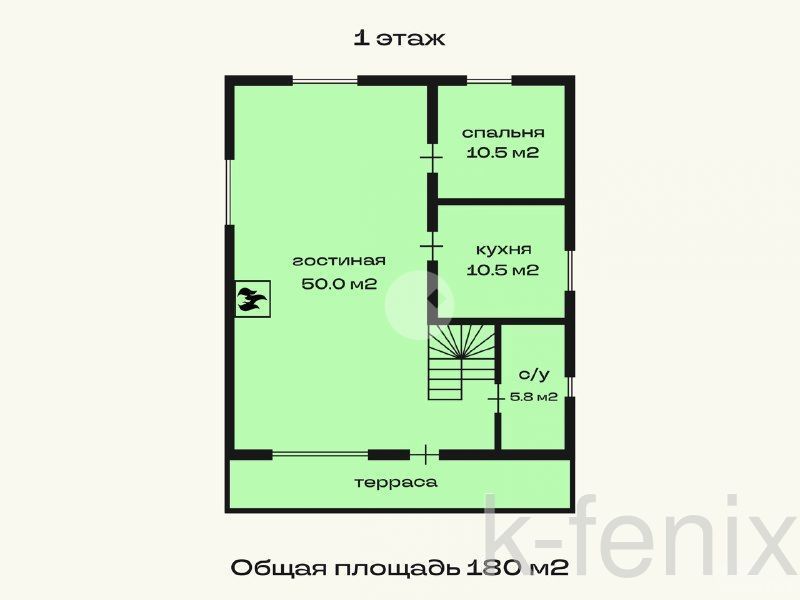 дом 184 метров, участок 5 сот